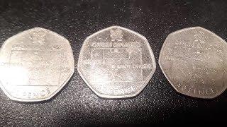 OFFSIDE RULE 50p Coin London 2012 Olympics VALUE