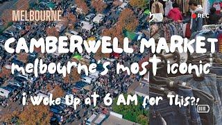 Melbourne's MOST ICONIC Sunday market - I Woke Up at 6 AM for This! Camberwell Market TREASURE HUNT!