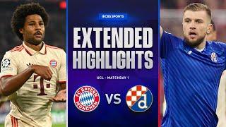 Bayern Munich vs. Dinamo Zagreb: Extended Highlights | UCL League Phase MD 1 | CBS Sports Golazo