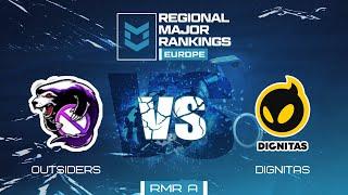 Outsiders vs Dignitas | Map 1 Mirage | PGL RMR EUROPE A - Day 3