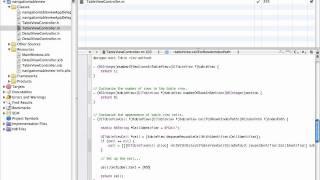 xcode programming tutorial#4 part 2/3: UITableView and UINavigationController