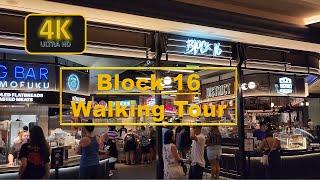 Block 16 Urban Food Hall Cosmopolitan Las Vegas [4K Ultra HD] 60fps