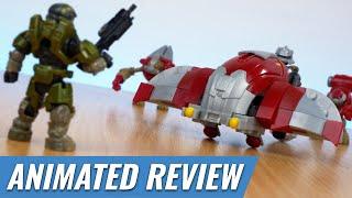 Hijacked Ghost - Animated Review (Halo Infinite Mega Construx)