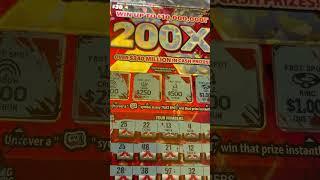 Multiplier Win ‼️ #shorts #lottery #scratchers #calottery #boom #win #shortsfeed