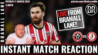 ️ INSTANT REACTION – SHEFFIELD UNITED VS BRISTOL CITY! ️