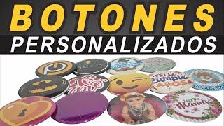 Cómo Hacer BOTONES PERSONALIZADOS Paso a Paso Máquina para Elaborar PINES Publicitarios (CHAPAS)