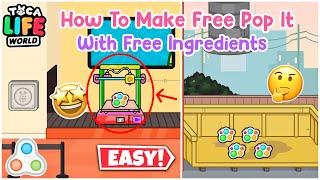 How To Make Free Popit With Free Ingredients  Toca Life World | Pop It | Toca Boca