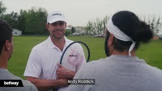 Andy Roddick returns to Wimbledon