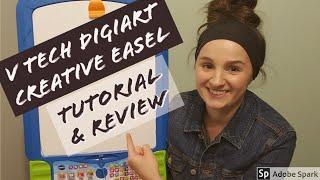 V Tech Digi Art Creative Easel Tutorial & Review | Best V Tech Toys 2021