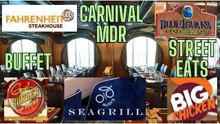 All About Carnival Cruise Ship Dining for new cruisers.