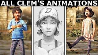 All Clementine's Animations, Voices & Outfits - The Walking Dead: The Telltale Definitive Series