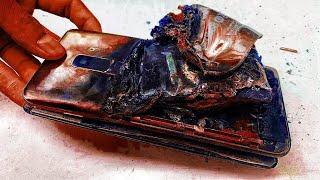 Restoration exploding Samsung Galaxy S9 plus phone | Retro console touch phone Restore & Rebuild