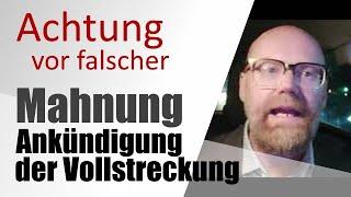 Hinterfrage immer Mahnungen und Vollstreckungsankündigungen vom Finanzamt