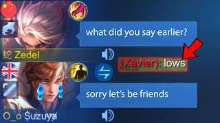 I DESTROYED THIS TRASHTALKER XAVIER AND THEN INVITED HIM IN MY LOBBY..‍️(the human is crazy)