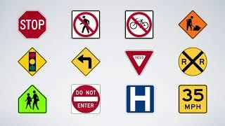 Road Safety Signs for Kids