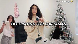 I TRIED DECORATING FOR CHRISTMAS…*the struggle was real*