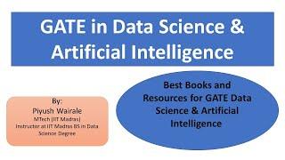 Best Books and Resources for GATE Data Science & Artificial Intelligence| #gate2024 #datascience