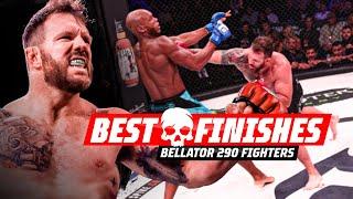 INSANE MMA FINISHES | Featuring Bellator 290 Main Card Fighters