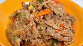 Ini Enak Sekali, Olahan Daging Pedas Dan Gurih | Resep Daging Sapi Slice - Beef Slice Mercon