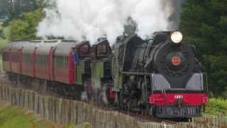 EXTREMELY RARE - Triple Headed Steam Train! Ja 1271, Ww 480 & Ww 644 on the GVR