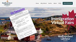 Virtual Immigration Fair 2024 | Make CV for Canada | Newfoundland And Labrador Canada | ASITO