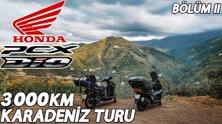 HONDA PCX & DİO KARADENİZ'İ Bİ TURLAYALIM | SAMSUN-TRABZON | UZUN YOL VLOG