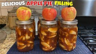 Canning APPLE PIE Filling | PRESERVING FOOD for LONG TERM FOOD STORAGE