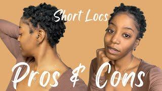 Loc Pros and Cons | Starter Locs on Short hair  #locs #starterlocs