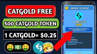 Claim Free CATGOLD Tokens For All users | CATGOLD Airdrop Listing Date & Price | Catgold Airdrop