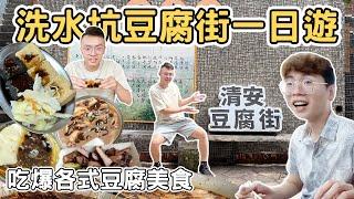 【ManLife】苗栗泰安洗水坑豆腐街一日遊｜吃爆各式豆腐美食 黑皮臭豆腐 客家美食Miaoli one day tour 《阿滿生活｜苗栗》