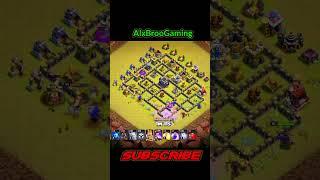 CLASH OF CLANS TH9 CLAN WAR MATCH/ #shorts #coc #cocshorts #shortvideo #th9warattacks #sumit007