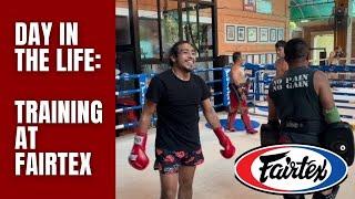 Muay Thai Training at Fairtex Training Center Thailand