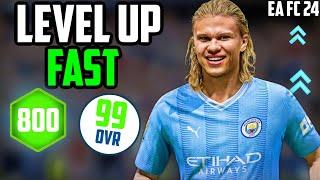 *FASTEST METHOD* TO GET MAX LEVEL!!! EA FC 24 PRO CLUBS