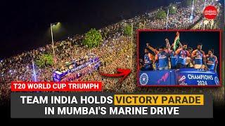 T20 World Cup triumph: Team India holds victory parade in Mumbai's Marine Drive