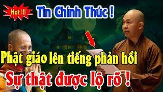 Tin Mới! Bất Ngờ Truyền Thông Phật Giáo Lên Tiếng Về Thầy Thích Minh Tuệ Lúc Này....?