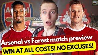 Arsenal vs Nottingham Forest preview - WIN is a MUST - Bayern interested in Martinelli?