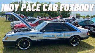 A rare Indy Foxbody Pace Car