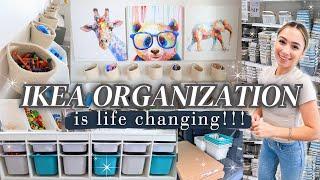 2024 IKEA ORGANIZATION TRANSFORMATION!  Affordable Organization Ideas + Ikea Shop with Me!