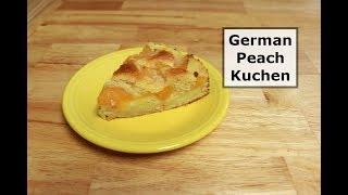 German Peach Kuchen