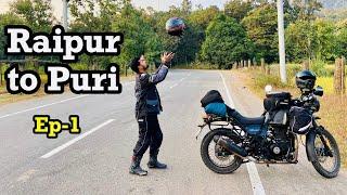 Raipur to Puri bike ride Ep-1 | Himalayan | complete information