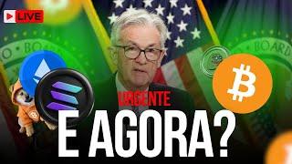 FED JOGA BALDE DE ÁGUA FRIA NOS MERCADOS?ANALISE GERAL VEM PRA LIVE