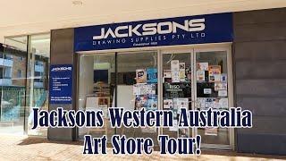 Jacksons Drawing Supplies Art Store Tour! Fremantle, Western Australia