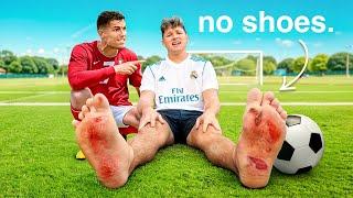 Training like Cristiano Ronaldo, BUT I’m Barefoot!