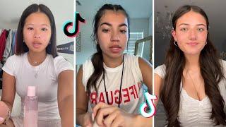 Makeup Tutorial Tiktok Compilation - GRWM  ( Get Ready With Me ) ️(Skincare, Makeup, Outfits) 1425