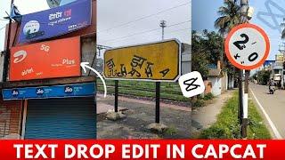 Text Dropping Video Editing In Capcut | Easy To Edit Text Dropping Video | Capcut Video Editing