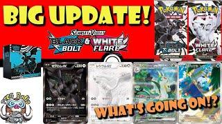 BIG White Flare & Black Bolt Update! Where are the Reveals!? Everything We Know! (Pokémon TCG News)