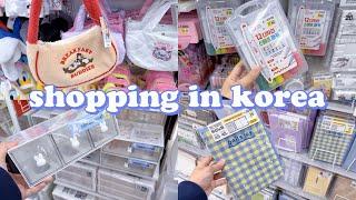 shopping in korea vlog  daiso stationery haul  stamp pen, mini drawer & more