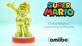 Gold Mario Amiibo Unboxing & Review | Super Mario Bros. Series Wave 1 | Raymond Strazdas