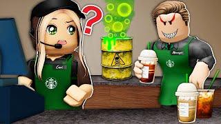 I Got A Job At STARBUCKS.. Manager Was POISONING Drinks! (Roblox)