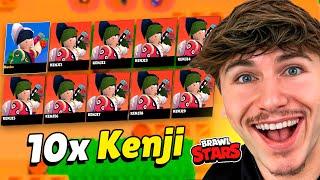 x10 LE MÊME BRAWLER EN SURVIVANT SOLO !! (Légendaire Kenji)